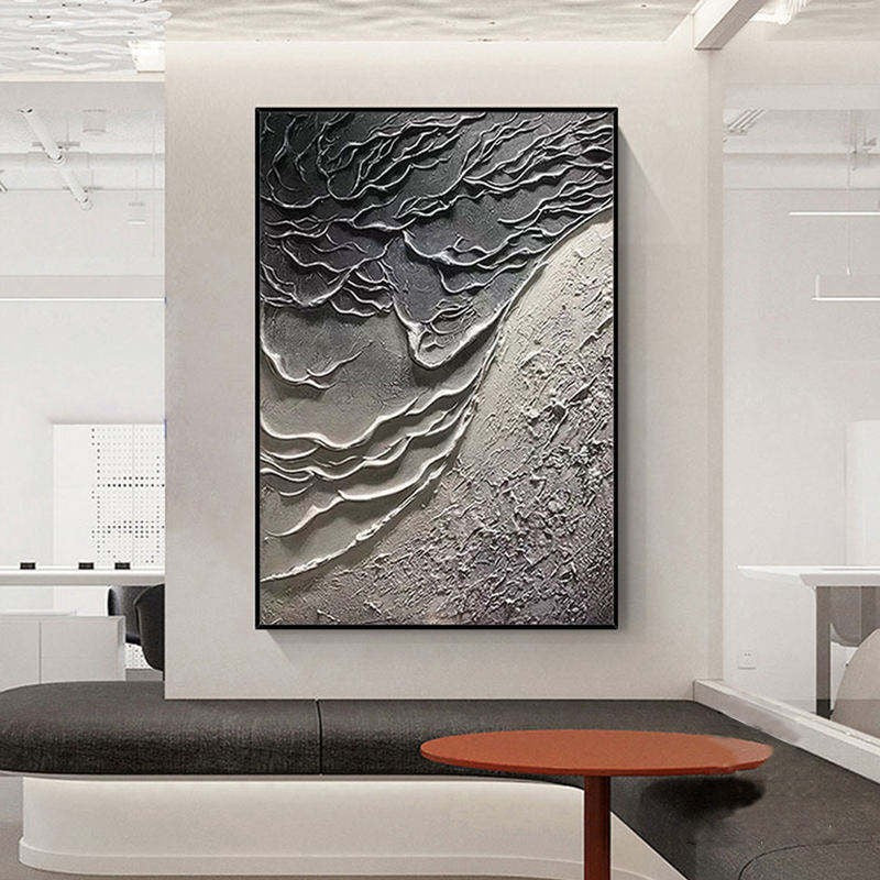 Hand-Painted Oil Paintings On Canvas Abstract Texture Landscape Painting Wall Picture For Living Room Home Decor Art No Framed