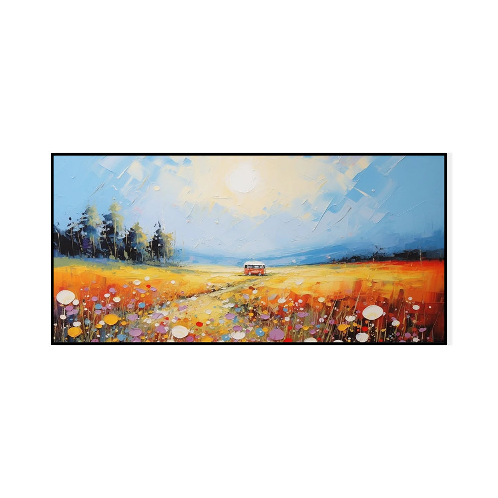 Natural Scenery Paintings Art Hand Painted Canvas Oil Painting Wall Art Scene Wall Pictures Large Art For Living Room Decor